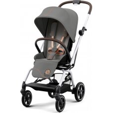 Cybex Eezy S Twist + 2 - vaikiškas vežimėlis | SLV Lava Grey