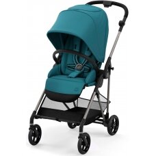 Cybex Melio 2.0 vaikiškas vežimėlis | River Blue