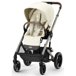 Cybex Balios S Lux 2.0 vaikiškas vežimėlis | TPE Seashell Beige