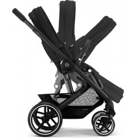 Cybex Balios S Lux 2.0 - daugiafunkcinis vežimėlis, rinkinys "2-in-1" su galimybe "3-in-1" | BLK Moon Black