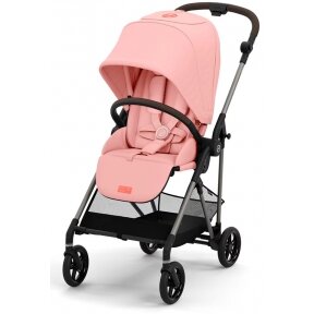 Cybex Melio 3.0 - vaikiškas vežimėlis | Candy Pink