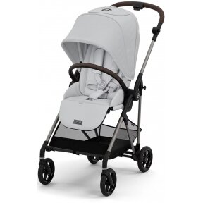 Cybex Melio 3.0 - vaikiškas vežimėlis | Fog Grey