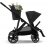 Cybex Gazelle S 2.0 - vaikiškas vežimėlis su dviviečiu vežimėlio funkcija | BLK Moon Black
