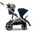 Cybex Gazelle S 2.0 - vaikiškas vežimėlis su dviviečiu vežimėlio funkcija | SLV Ocean Blue