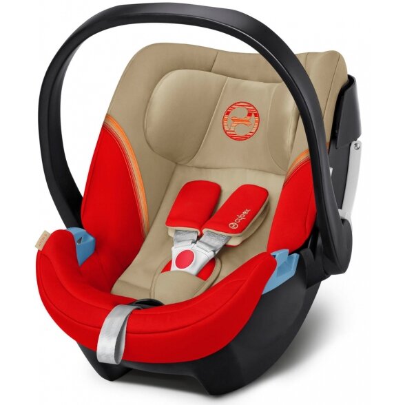 Cybex Aton 5 - automobilinė kėdutė ~0-13 kg, komplektas su ISOFIX baze | Autumn Gold 1