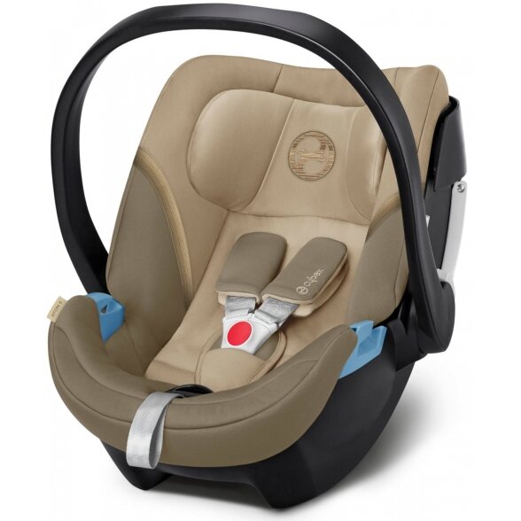 Cybex Aton 5 - automobilinė kėdutė ~0-13 kg, komplektas su ISOFIX baze | Classic Beige 1