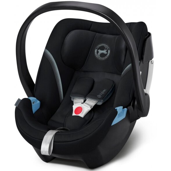 Cybex Aton 5 - automobilinė kėdutė ~0-13 kg, komplektas su ISOFIX baze | Deep Black 1