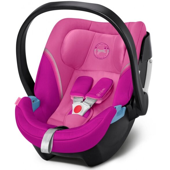 Cybex Aton 5 - automobilinė kėdutė ~0-13 kg, komplektas su ISOFIX baze | Magnolia Pink 1