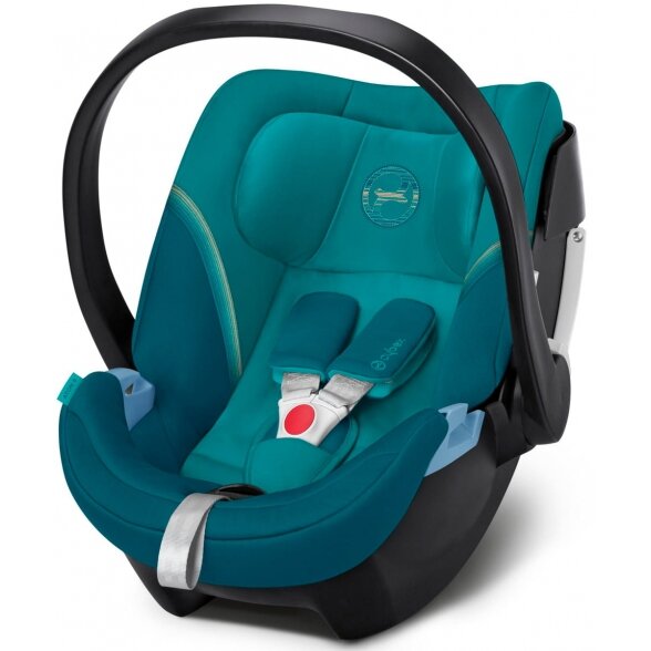 Cybex Aton 5 - automobilinė kėdutė ~0-13 kg, komplektas su ISOFIX baze | River Blue 1