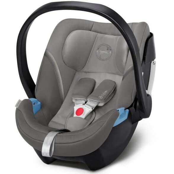 Cybex Aton 5 - automobilinė kėdutė ~0-13 kg, komplektas su ISOFIX baze | Soho Grey 1