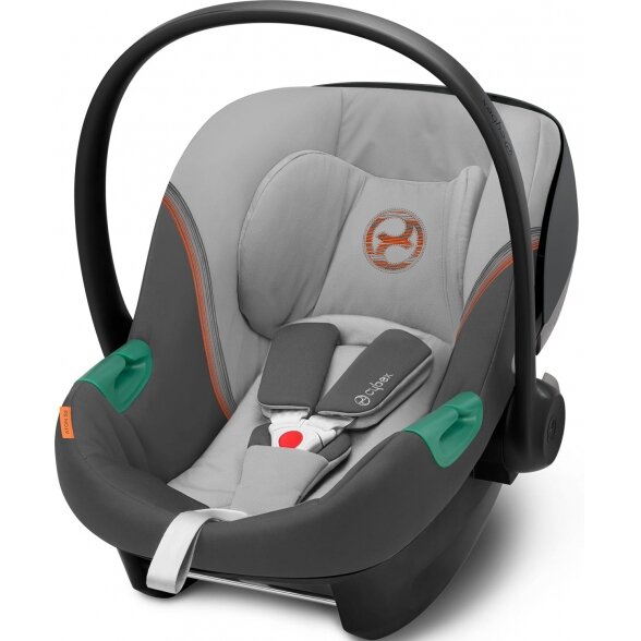 "Cybex Aton S2 i-Size" automobilinė kėdutė 0-13 kg | Lava Grey