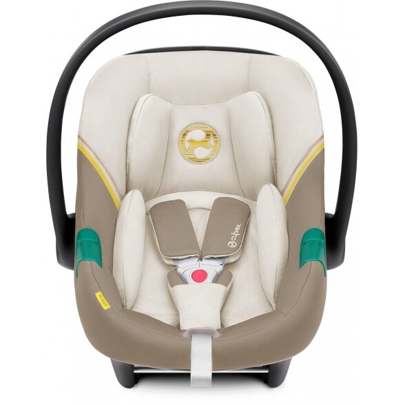 "Cybex Aton S2 i-Size" automobilinė kėdutė 0-13 kg | Seashell Beige 1