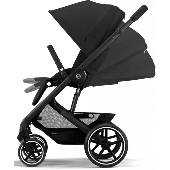 Cybex Balios S Lux 2.0 - vaikiškas vežimėlis | BLK Moon Black 2