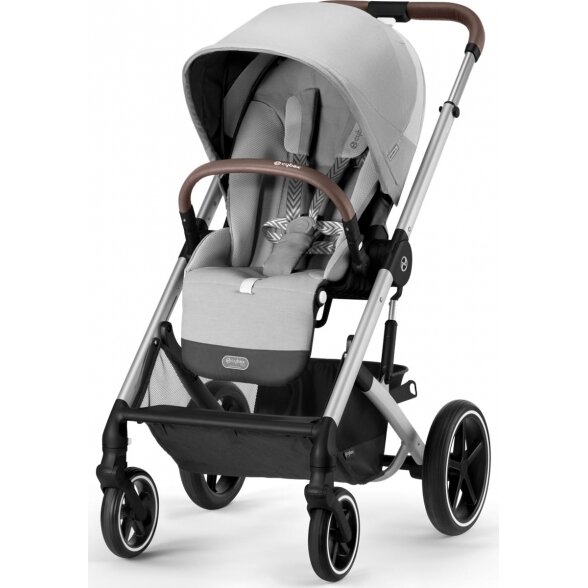 Cybex Balios S Lux 2.0 - vaikiškas vežimėlis | SLV Lava Grey