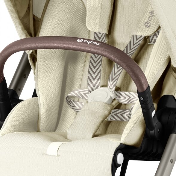 Cybex Balios S Lux 2.0 vaikiškas vežimėlis | TPE Seashell Beige 4