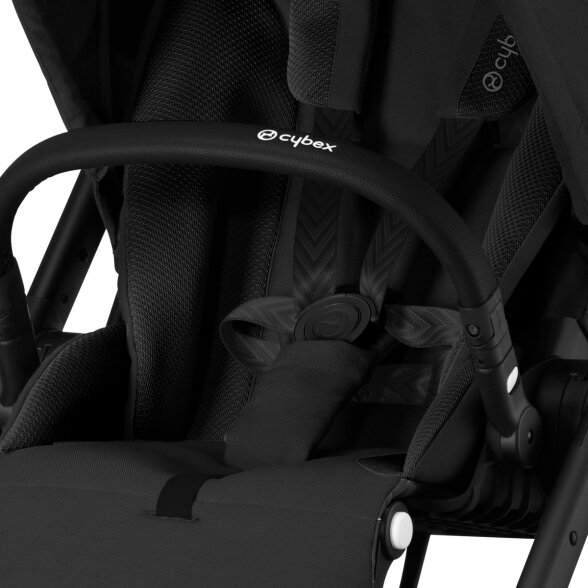 Cybex Balios S Lux 2.0 - daugiafunkcinis vežimėlis, rinkinys "2-in-1" su galimybe "3-in-1" | BLK Moon Black 5