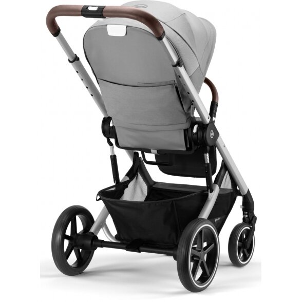 "Cybex Balios S Lux 2.0" - daugiafunkcinis vežimėlis, "2-in-1" rinkinys su galimybe "3-in-1" | SLV Lava Grey 2