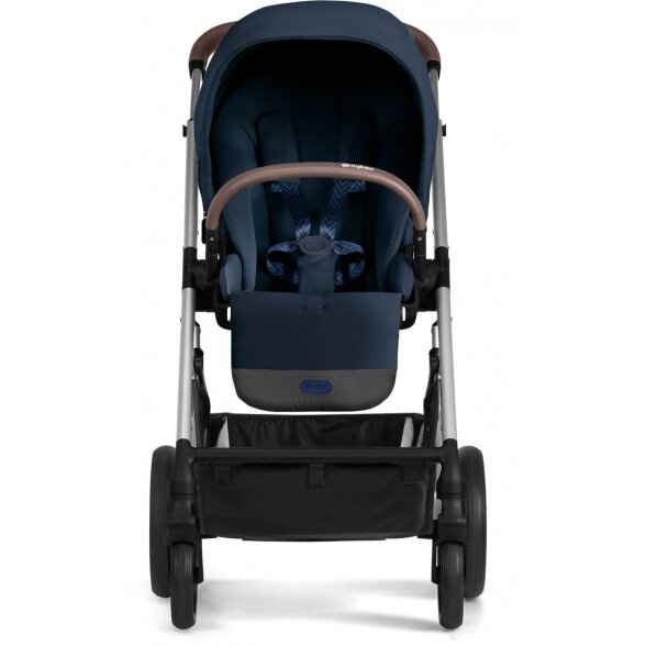 "Cybex Balios S Lux 2.0" - daugiafunkcinis vežimėlis, rinkinys "2-in-1" su galimybe "3-in-1" | SLV Ocean Blue 3