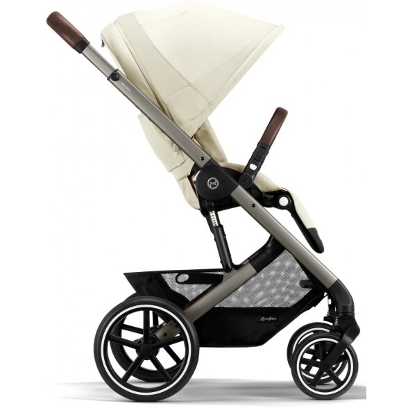 "Cybex Balios S Lux 2.0" - daugiafunkcinis vežimėlis, "2-in-1" rinkinys su galimybe "3-in-1" | TPE Seashell Beige 3