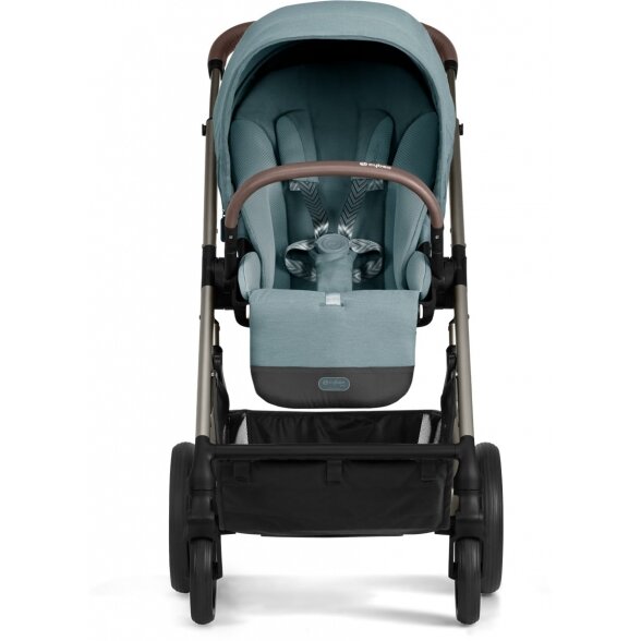 "Cybex Balios S Lux 2.0" - daugiafunkcinis vežimėlis, rinkinys "2-in-1" su galimybe "3-in-1" | TPE Sky Blue 4