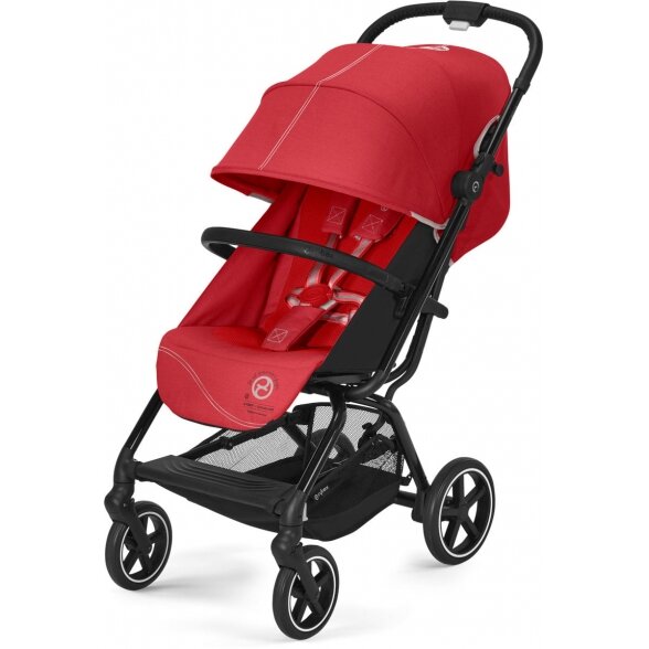 Cybex Eezy S + 2 vežimėlis | Hibiscus Red