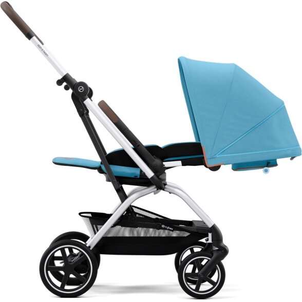 Cybex Eezy S Twist + 2 - vaikiškas vežimėlis | SLV Beach Blue 1