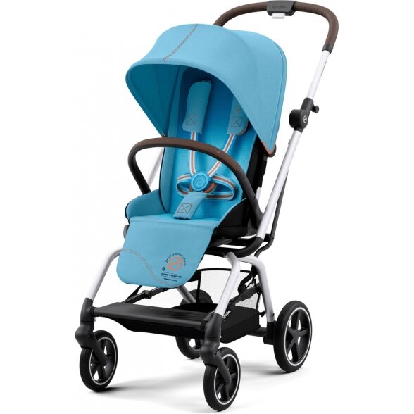 Cybex Eezy S Twist + 2 - vaikiškas vežimėlis | SLV Beach Blue