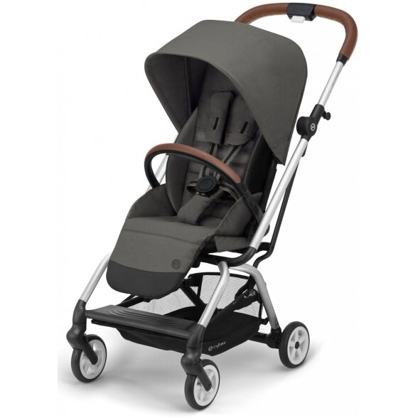 Cybex Eezy S Twist 2 vaikiškas vežimėlis | SLV Soho Grey