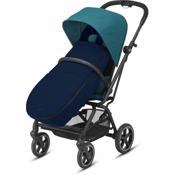 "Cybex Gold Footmuff" - miegmaišis vaikiškam vežimėliui | Soho Grey 7