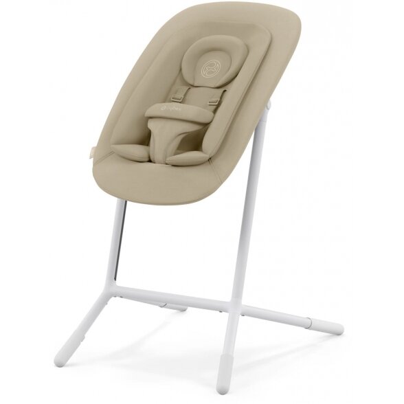 Cybex Lemo 2 - maitinimo kėdutė nuo gimimo, rinkinys 4in1 + Stand Bouncer|  All White 2