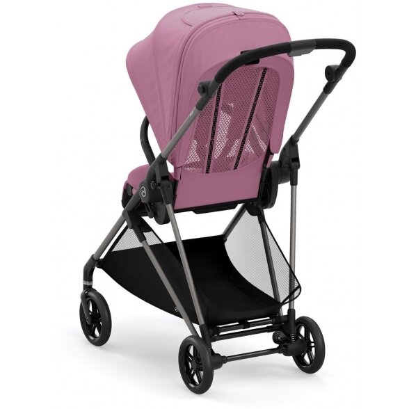 Cybex Melio 2.0 vaikiškas vežimėlis | Magnolija Pink 1