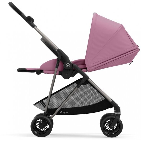 Cybex Melio 2.0 vaikiškas vežimėlis | Magnolija Pink 4