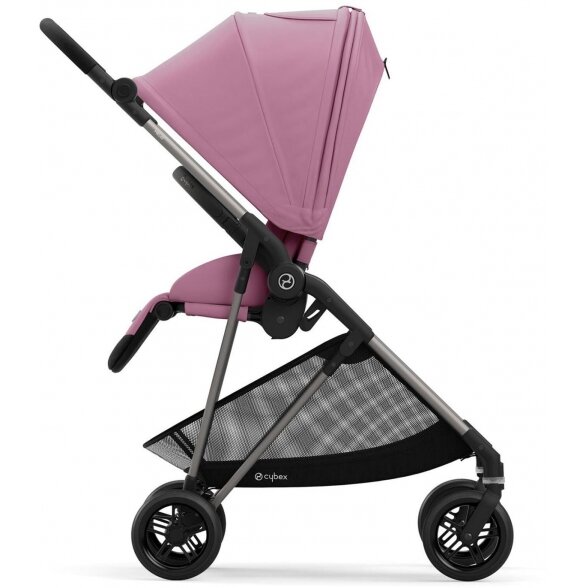 Cybex Melio 2.0 vaikiškas vežimėlis | Magnolija Pink 5