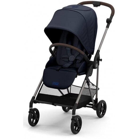 Cybex Melio 3.0 - vaikiškas vežimėlis | Dark Blue