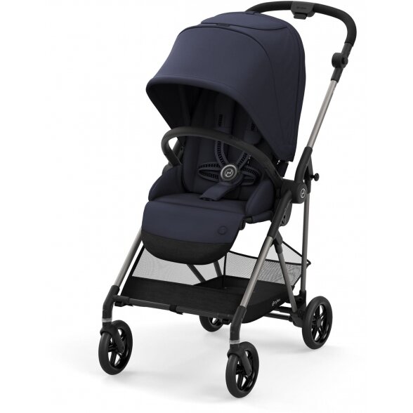 Cybex Melio - daugiafunkcinis vežimėlis, "2-in-1" komplektas su galimybe "3-in-1" | Navy Blue 1