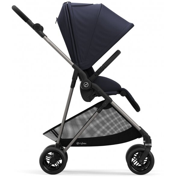 Cybex Melio - daugiafunkcinis vežimėlis, "2-in-1" komplektas su galimybe "3-in-1" | Navy Blue 3