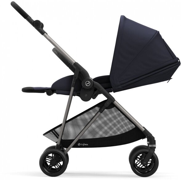 Cybex Melio - daugiafunkcinis vežimėlis, "2-in-1" komplektas su galimybe "3-in-1" | Navy Blue 4