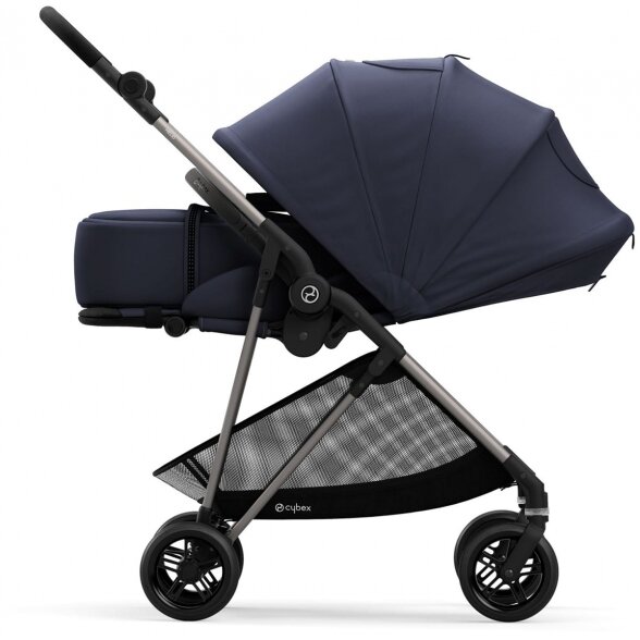 Cybex Melio - daugiafunkcinis vežimėlis, "2-in-1" komplektas su galimybe "3-in-1" | Navy Blue 7