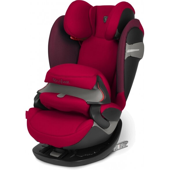 "Cybex Pallas S-fix" automobilinė kėdutė 9-36 kg | Ferrari Racing Red