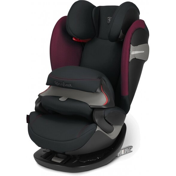 "Cybex Pallas S-fix" automobilinė kėdutė 9-36 kg | Ferrari Victory Black