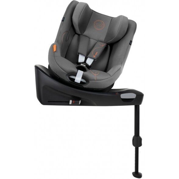 Cybex Sirona Gi i-Size - pasukama automobilinė kėdutė 360­° ~ 0-18 kg | Comfort Lava Grey 2