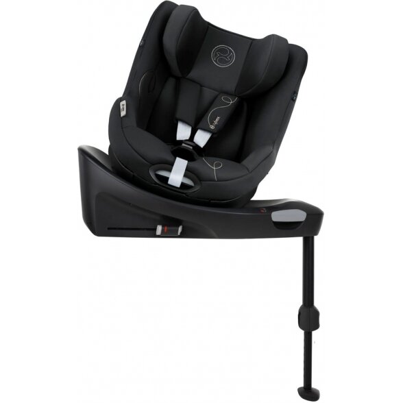 Cybex Sirona Gi i-Size - pasukama automobilinė kėdutė 360­° ~ 0-18 kg | Comfort Moon Black 2