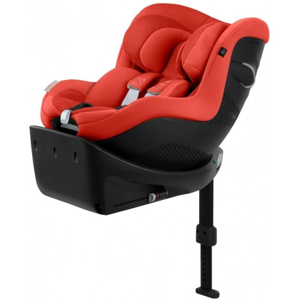 Cybex Sirona Gi i-Size - pasukama automobilinė kėdutė 360­° ~ 0-18 kg | PLUS Hibiscus Red