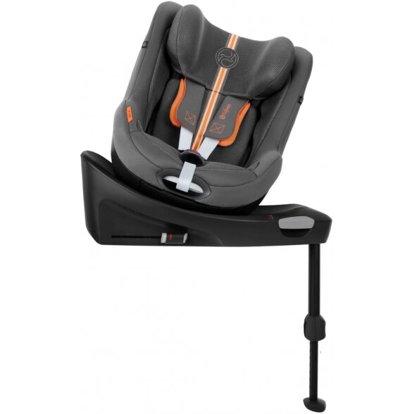 Cybex Sirona Gi i-Size - pasukama automobilinė kėdutė 360­° ~ 0-18 kg | PLUS Lava Grey 2