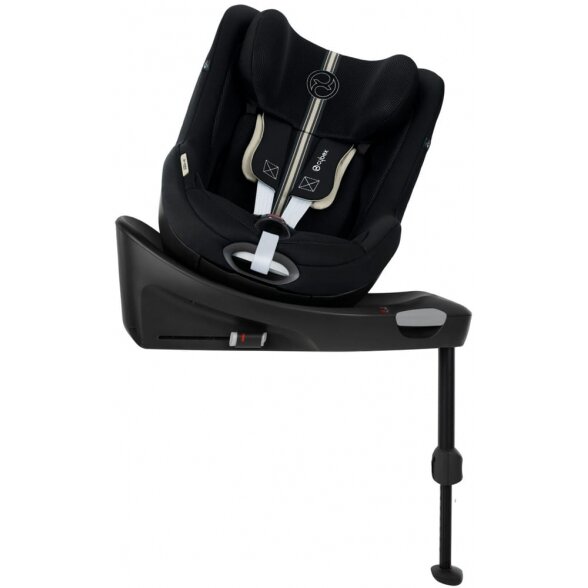 Cybex Sirona Gi i-Size - pasukama automobilinė kėdutė 360­° ~ 0-18 kg | PLUS Moon Black 2