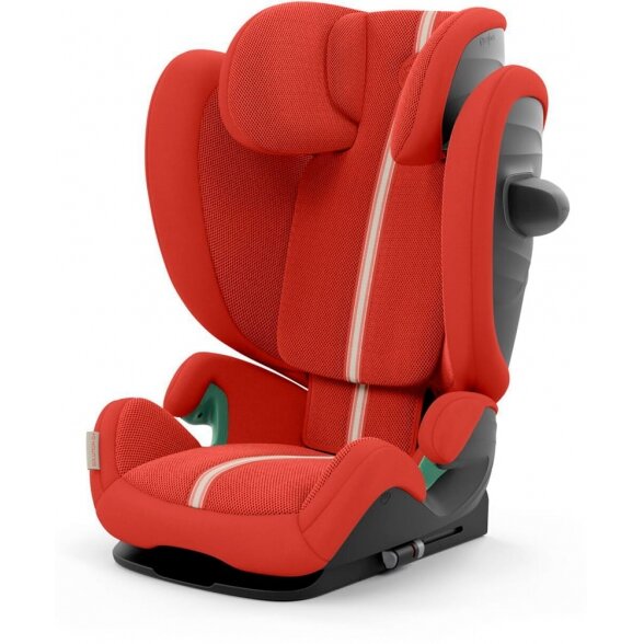 Cybex Solution G i-Fix - automobilinė kėdutė ~15-50 kg | PLUS Hibiscus Red