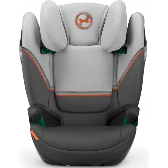 "Cybex Solution S2 i-Fix" -  automobilinė kėdutė ~15-50 kg | Lava Grey 1