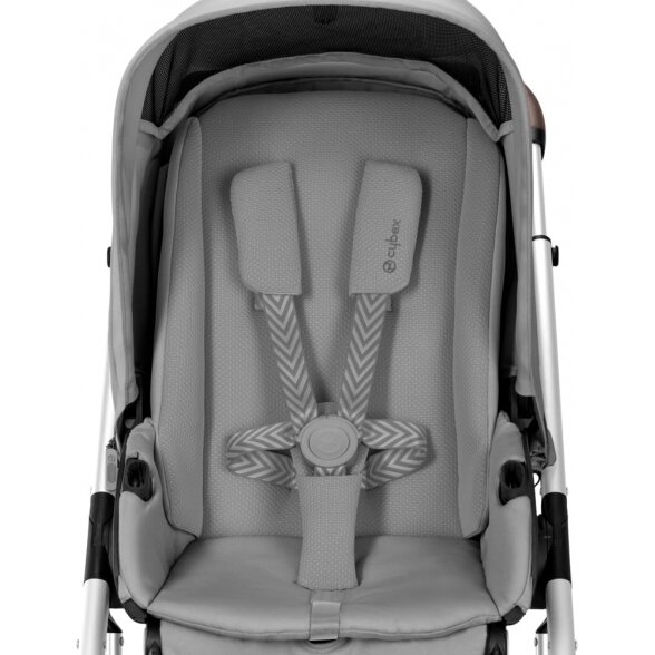 Cybex Talos S Lux 2.0 - bekelės sportinukas | SLV Lava Grey 3