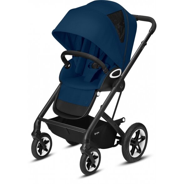 Cybex Talos S Lux daugiafunkcinis vežimėlis| BLK Navy Blue