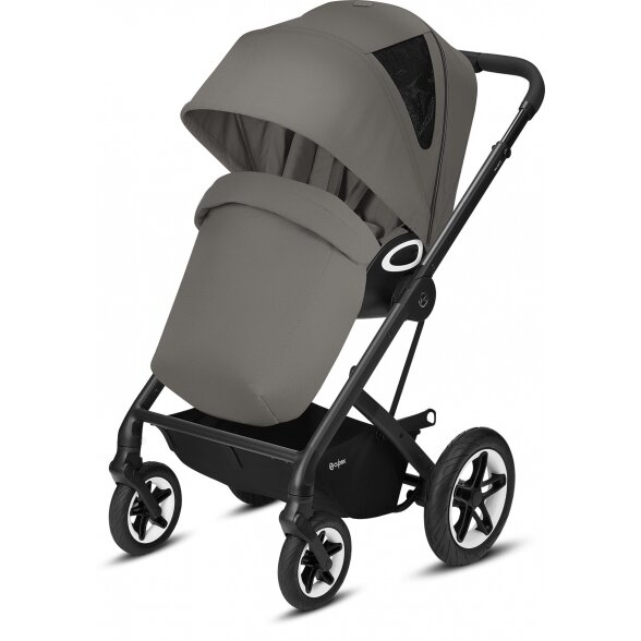 Cybex Talos S Lux - daugiafunkcinis vežimėlis, komplektas 2in1 su galimybe 3w1 | BLK Soho Grey 2